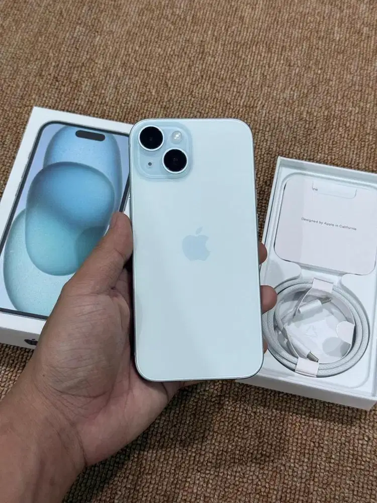 Iphone 15 128gb inter all oprator fullset blue