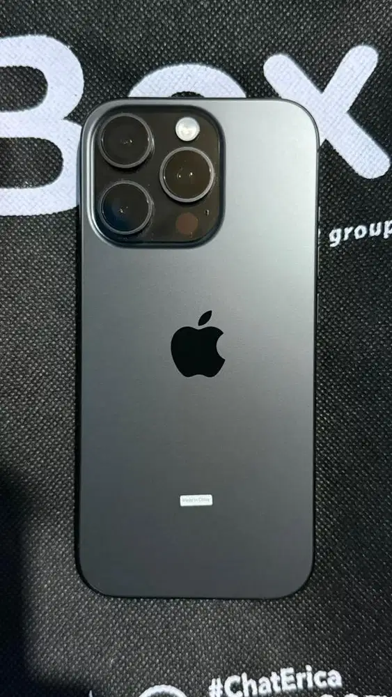 Dijual iPhone 16 Pro 128 GB Black Titanium Ex ibox