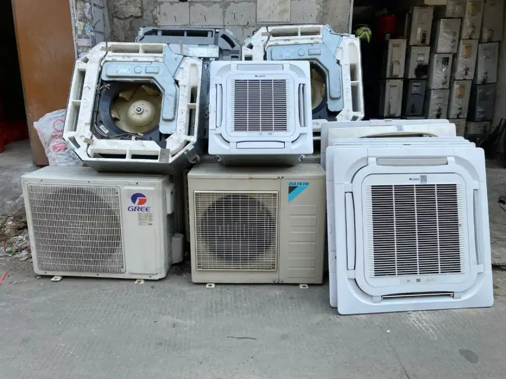 Terima ac bekas rusak mati