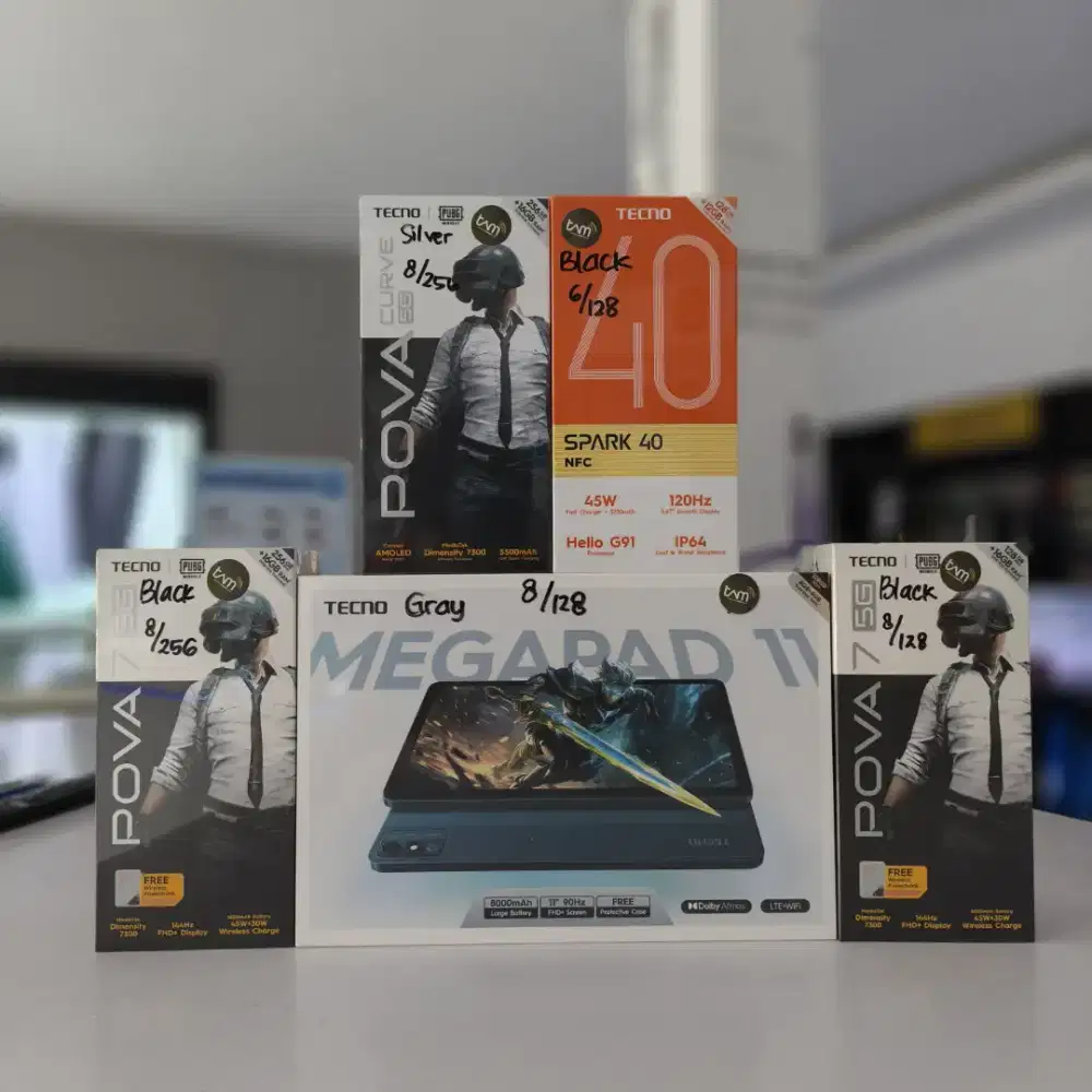Tecno Pova 7 5G 8/256 (baru)