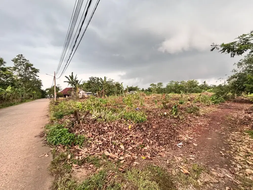 Tanah Cisauk Pinggir Jalan Dekat Stasiun baru Jatake - SHM 1Jtan/m - Bisa Cicilan Flat