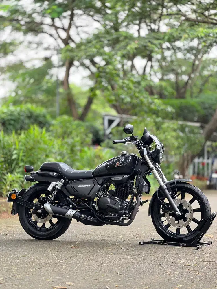 BENELLI MOTOBI 200 EVO HITAM 2024 KM 300 PERAK PAJAK PANJANG LIKE NEW