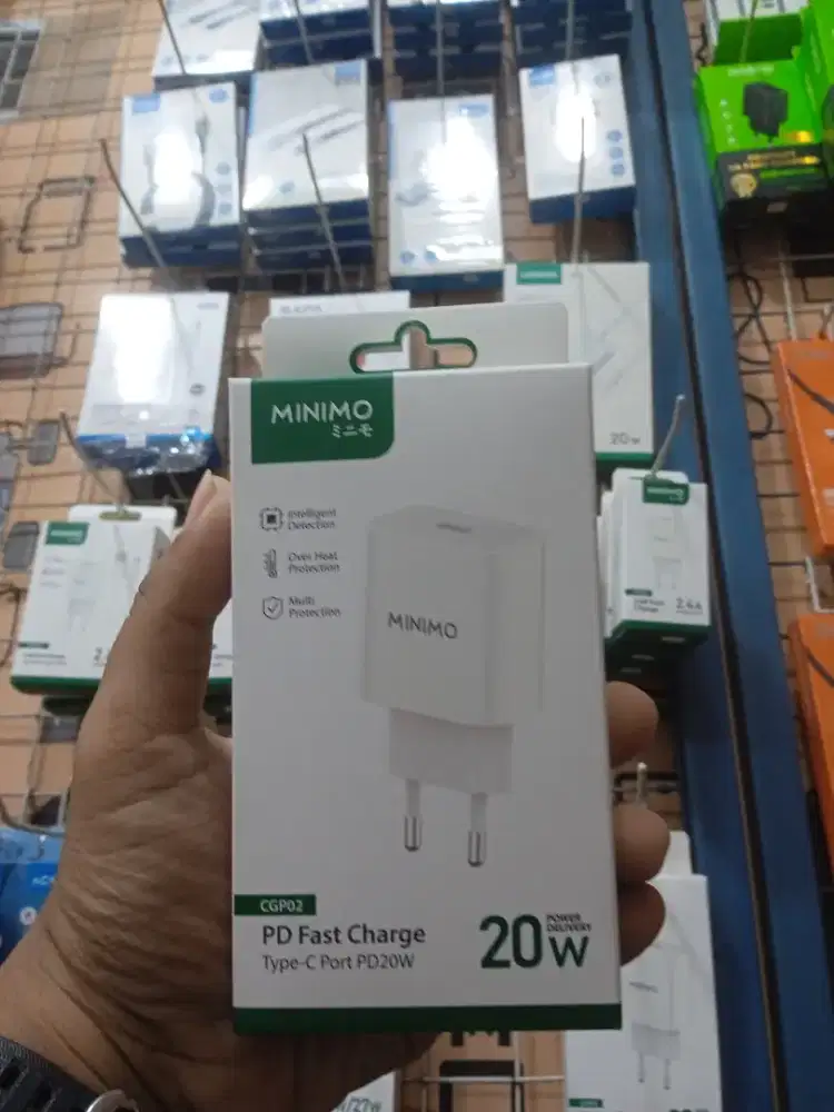 MINIMO CGP02 Batok Charger PD Fast Charge 20W