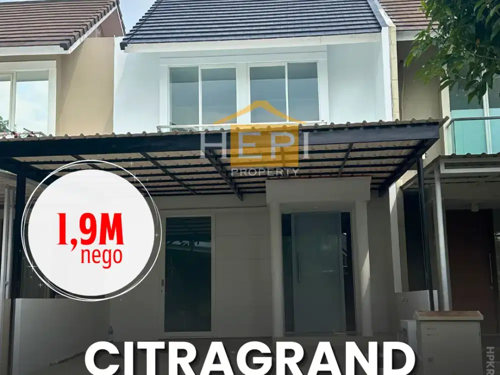 Dijual Rumah Minimalis di Perum Citragrand Blok Greenstone Sambiroto Semarang
