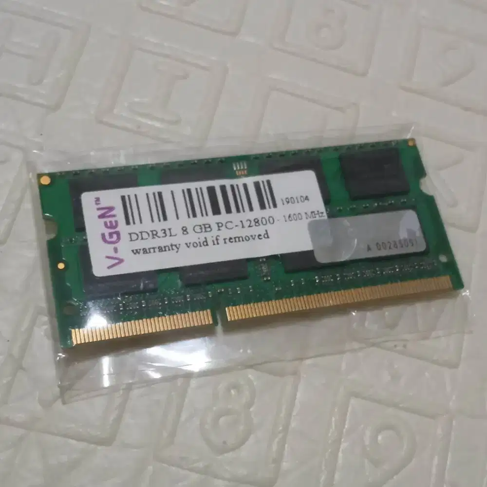 Ram Sodimm VGEN DDR3L 8GB 1600MHz