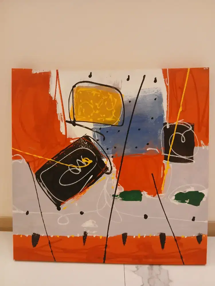 Lukisan Abstrak Modern – Handmade Original