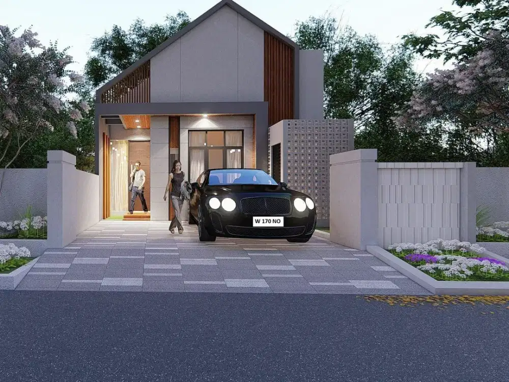 Rumah 1 lantai di Nirwana Executive Baru Gres