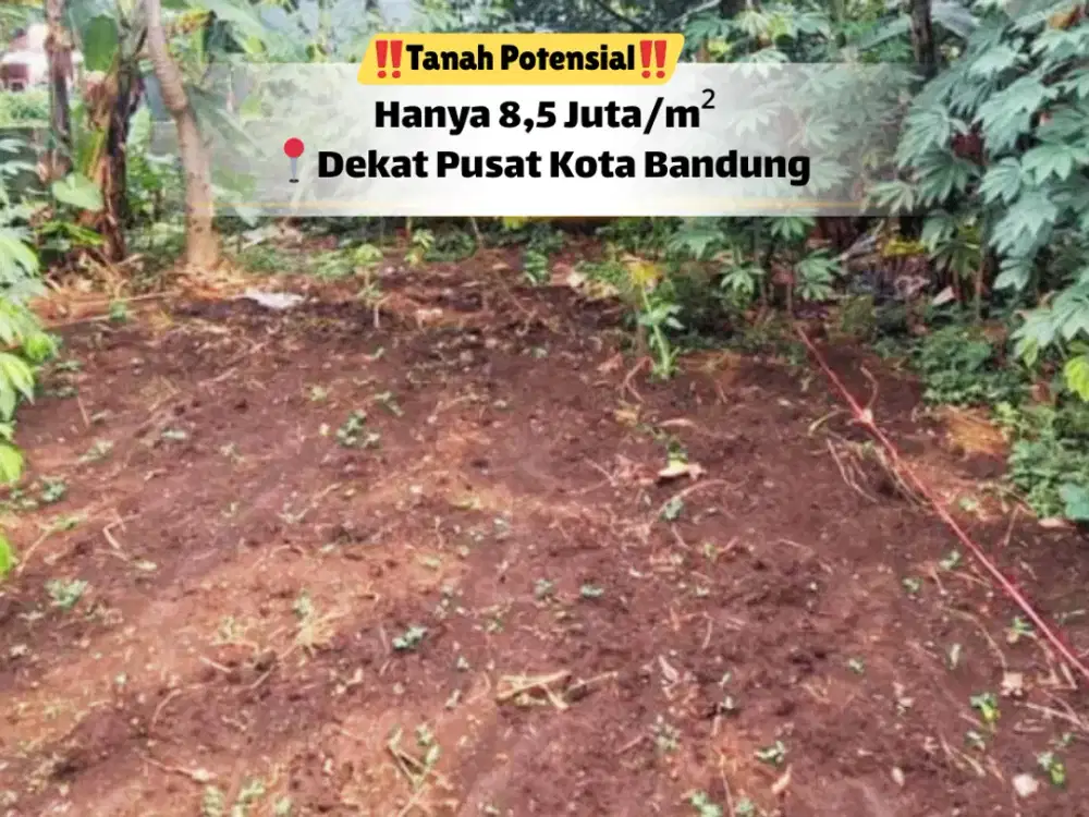 Prime Location! Tanah 396 m² Cicendo Bandung – 5 Menit ke Tol Pasteur