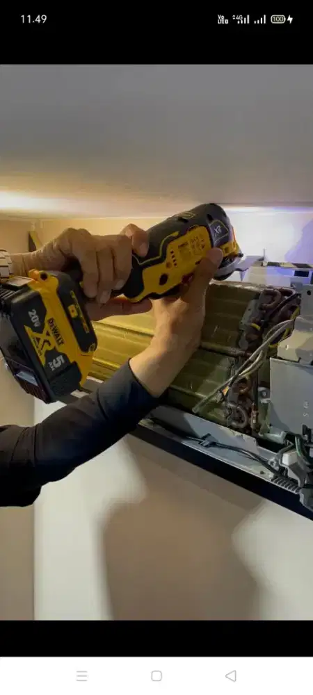 Jasa servis AC kulkas mesin cuci kompa air dll bergaransi