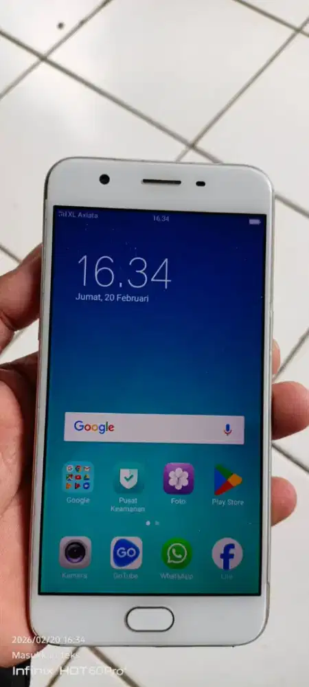 Opo  a57   3/32 mnus tulang ja ngelupas orian normal smua