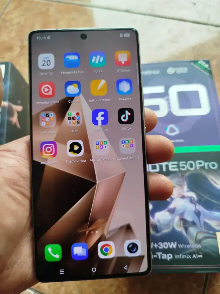 INFINIX NOTE 50 PRO fullset ori mulus like new