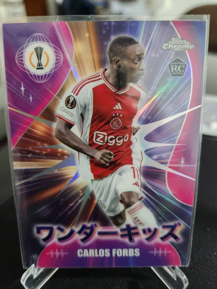 2023-24 Topps Chrome UEFA Japan Ver. - #WK-17 Carlos Forbs RC - Wonder