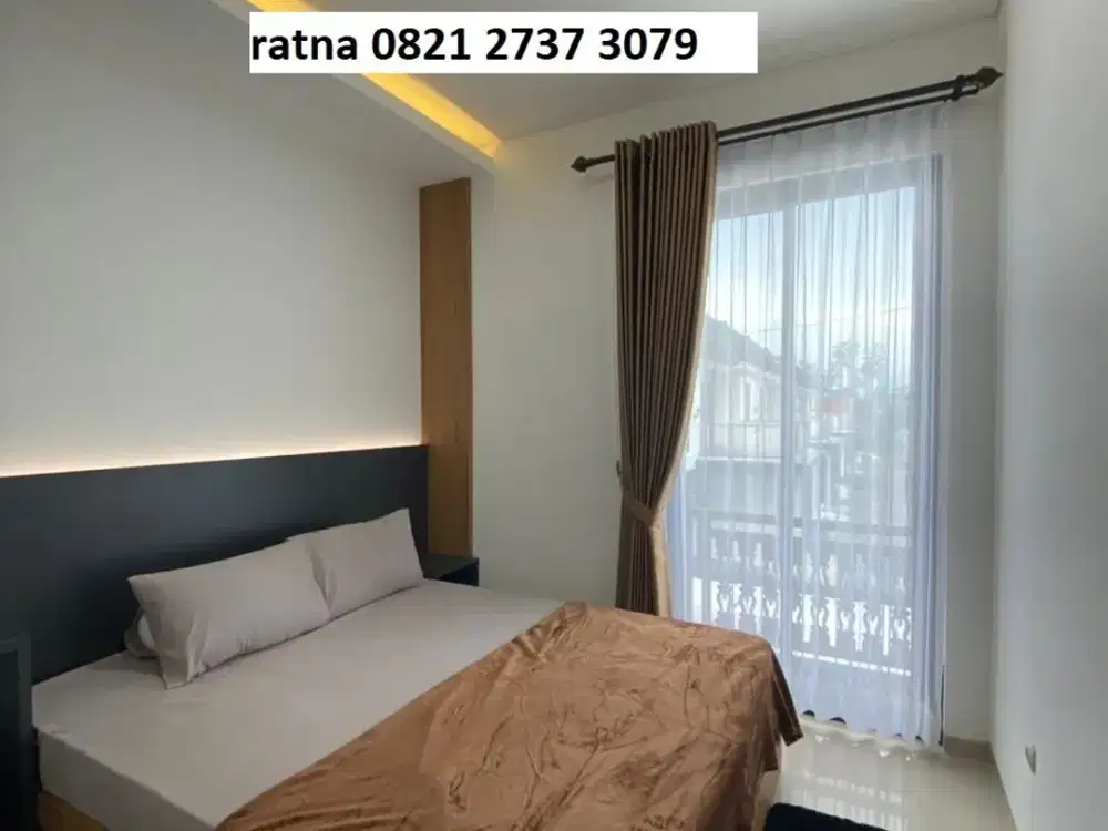 Villa modern konsep jawa dekat jalan raya/ 2 menit dari alun alun batu