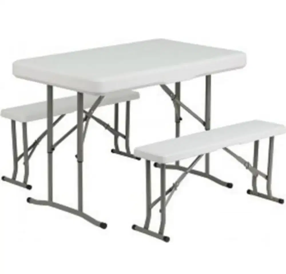 Krisbow meja kursi lipat portabel