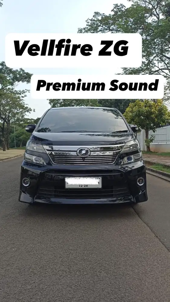 Vellfire ZG Premium sound km 63rb asli!!
