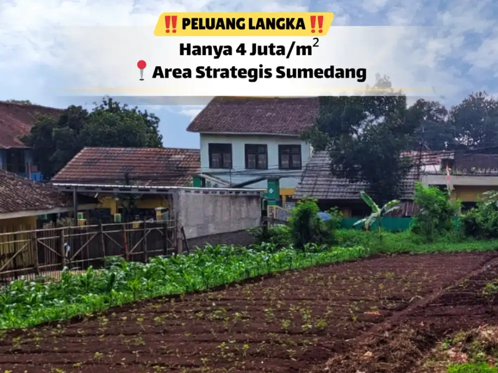 Lahan 700 m² Legal SHM di Area Hunian Berkembang Jatinangor