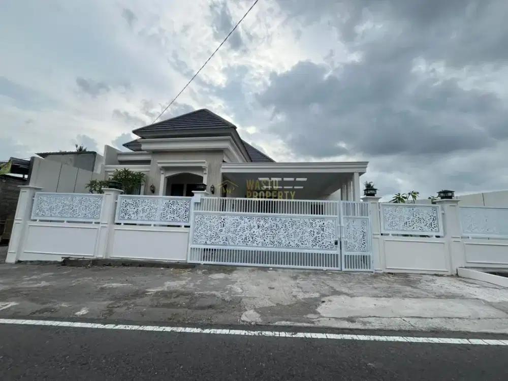 VILLA DESIGN KLASIK, TANAH LUAS DI JALAN BESI JANGKANG NGEMPLAK SLEMAN