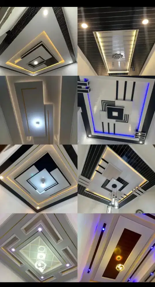 Plafon PVC terpasang