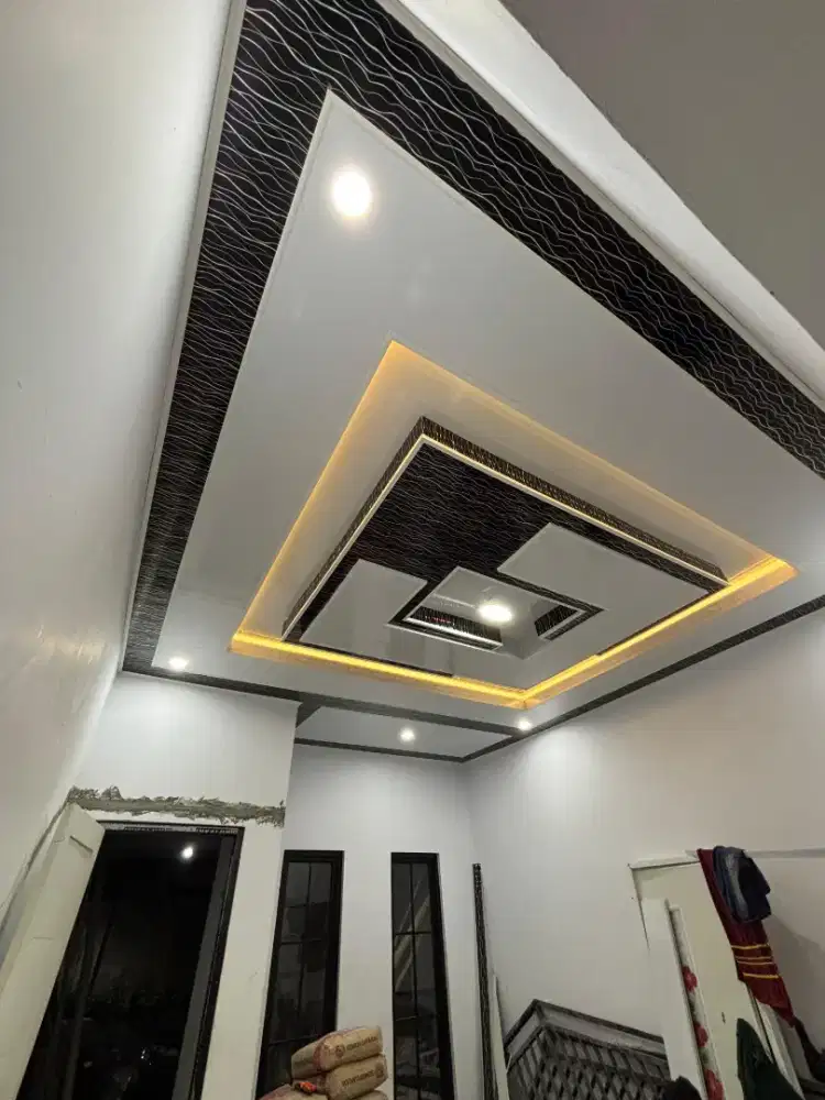Plafon PVC terpasang