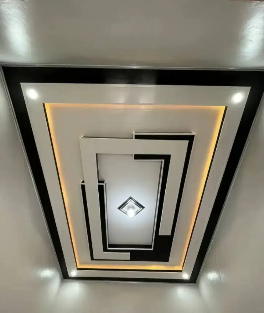 Plafon PVC terpasang