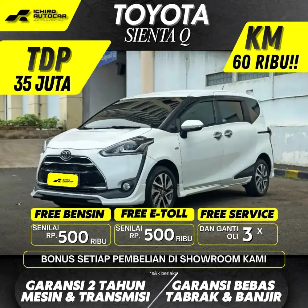 Toyota Sienta Q 1.5 CVT Bensin 2022