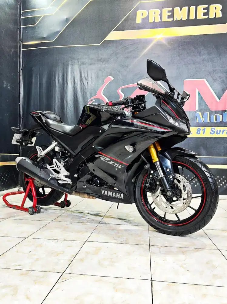 Yamaha All New R15 VVA V3 Reg 2019 glossy black super gaul
