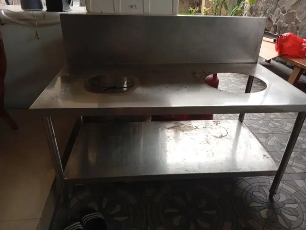 Meja Kompor Stainless Steel