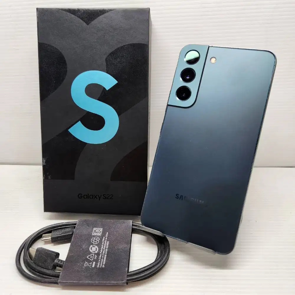 FULLSET SEIN SAMSUNG GALAXY S22 5G 8/128 GREEN SIAP PAKAI NO MINUS