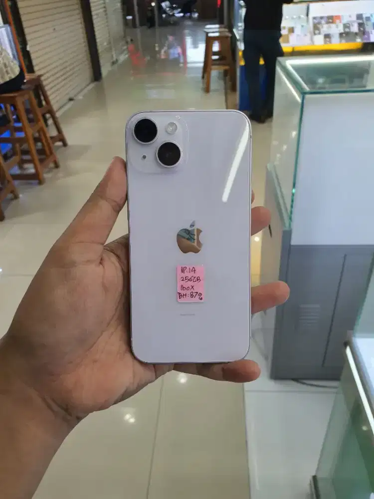 Iphone 14 256 gb resmi ibox purple langka