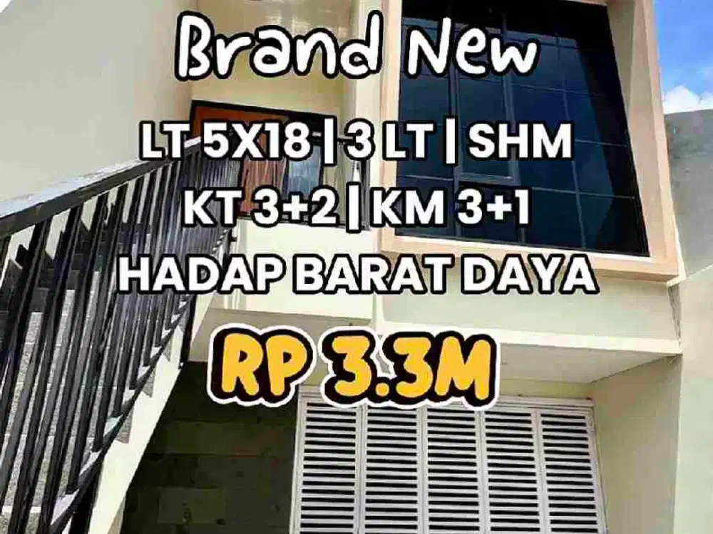 Wilson Brand New Rumah Tomang Uk 5x18