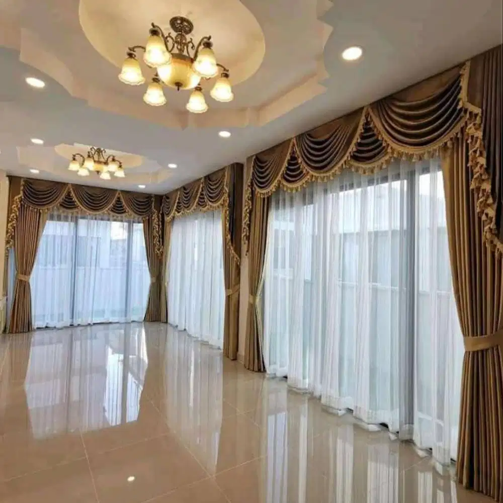 Tukang Gorden Blackout Jendela & Pintu Hordeng Vitrase Gordyn Puring