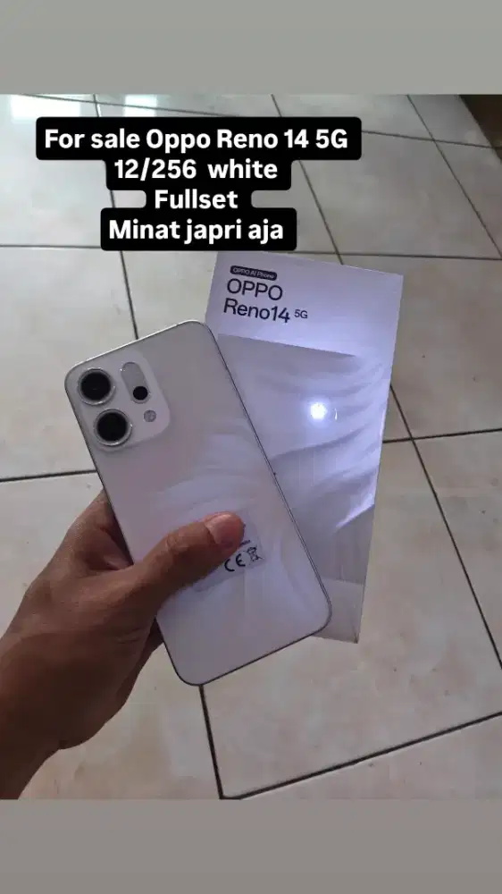 Hp Oppo Reno 14 5G Ram 12/256