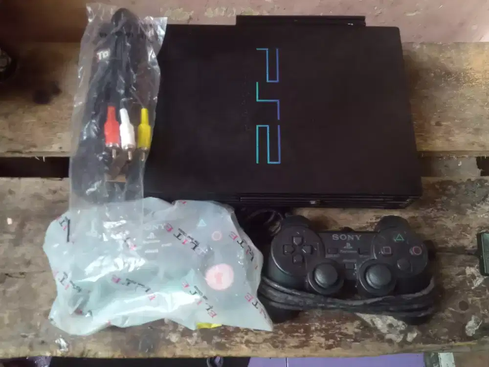 Jual PS2 Fat Hardisk matrix 80GB fullgame