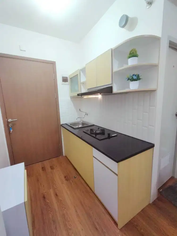 Dijual unit studio apartemen siap huni full furnish bagus, ngak nyesel