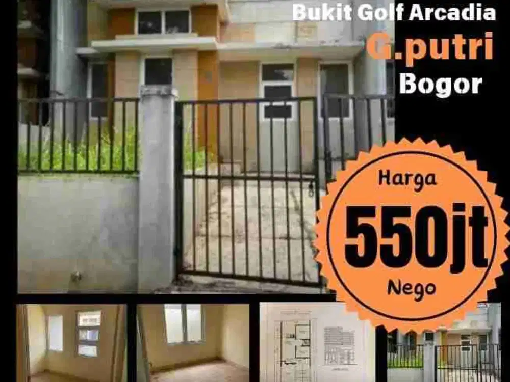 JUAL RUMAH BUKIT GOLF 500JUTAAN