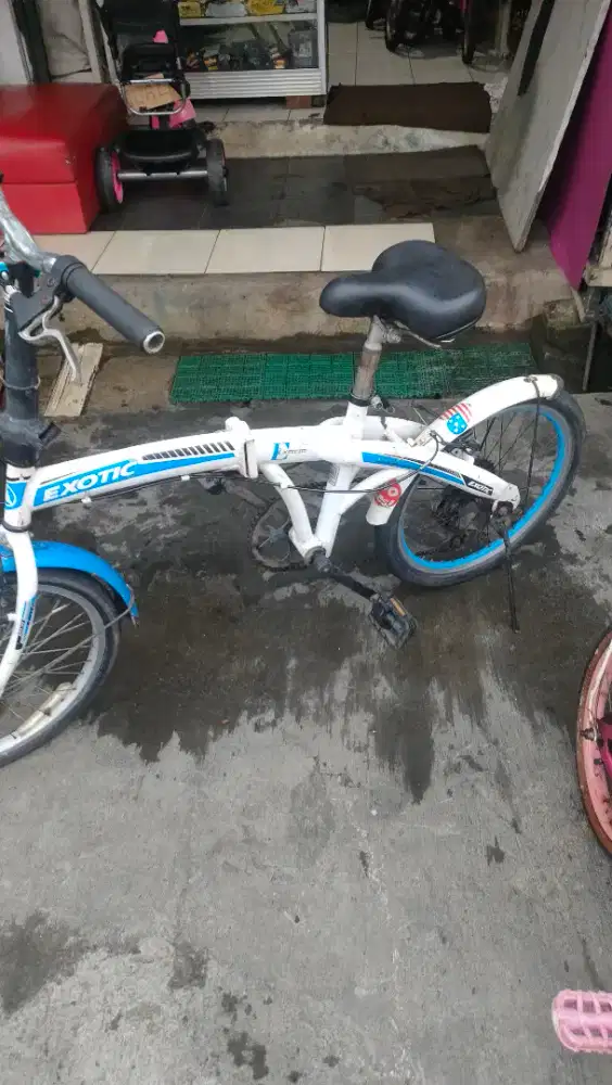 Sepeda lipat merk Exotic r 20 speed 6 semua normal 300rb saja ya