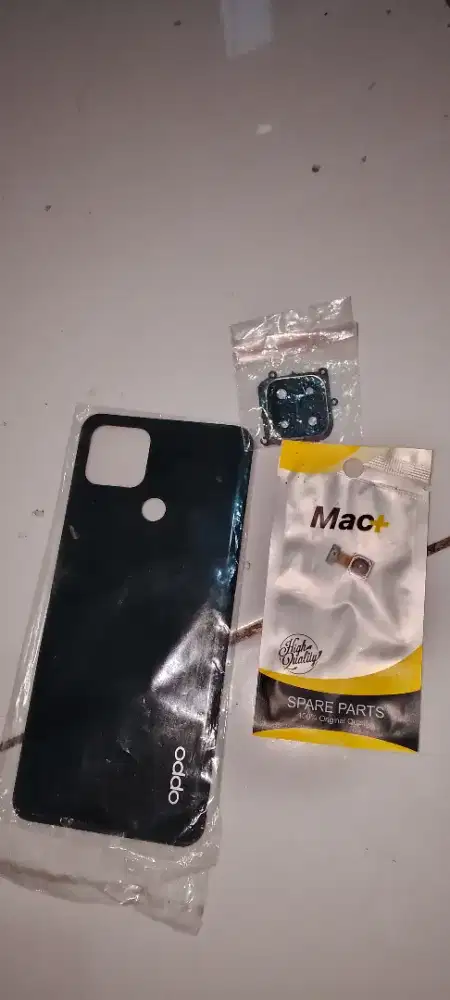 Casing belakang oppo a15s + camera oppoa15, dan mika kamera
