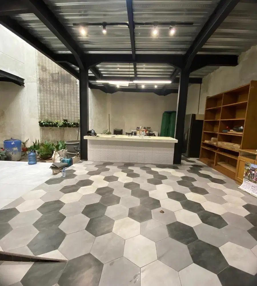 Rumah murah indutrial di pinggir jalan besar