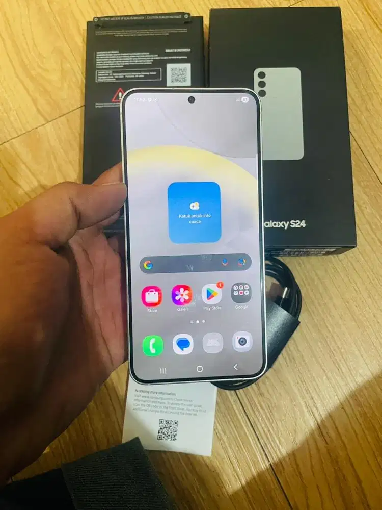 Samsung S24 Sein ram 8/256 gb Fullset ori garansi aktif