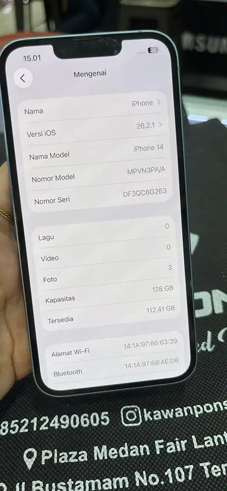 Iphone 14 128gb ex ibox blue