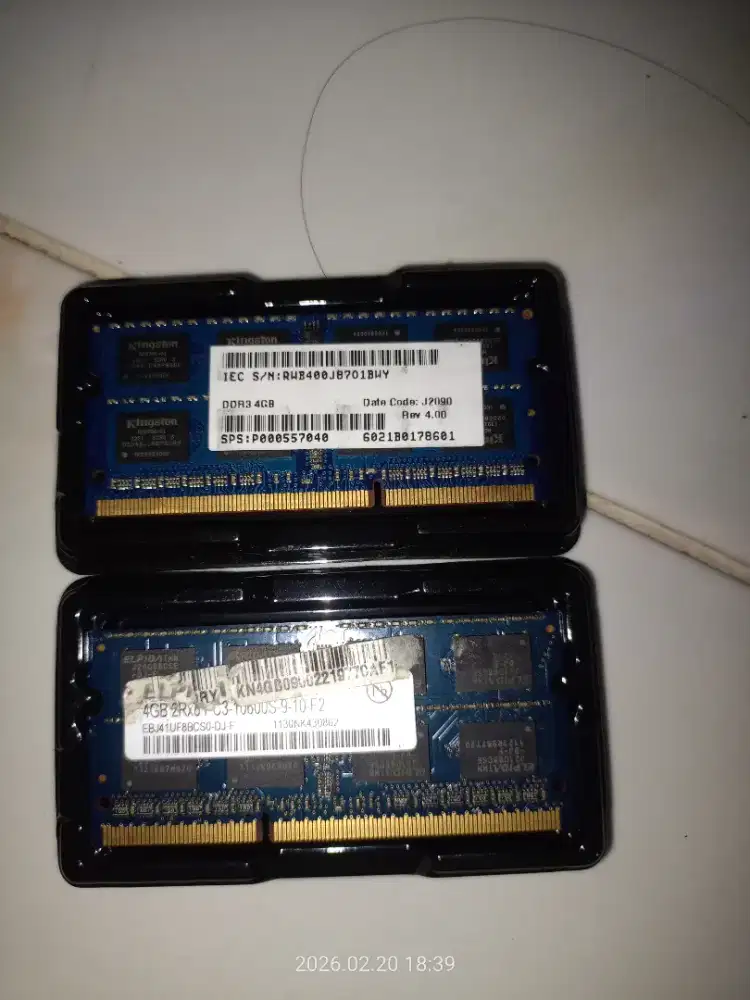 RAM DDR 3 Kingston 4GB 2 PCS