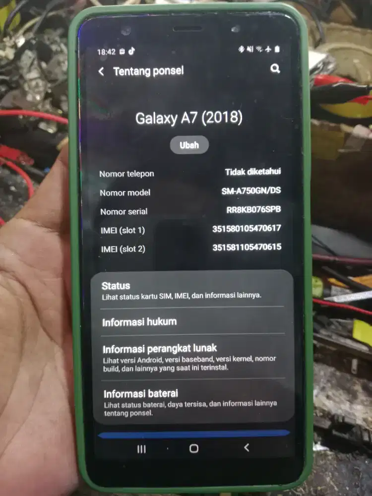 Jual cepat Samsung a7 2018 ram 4/64