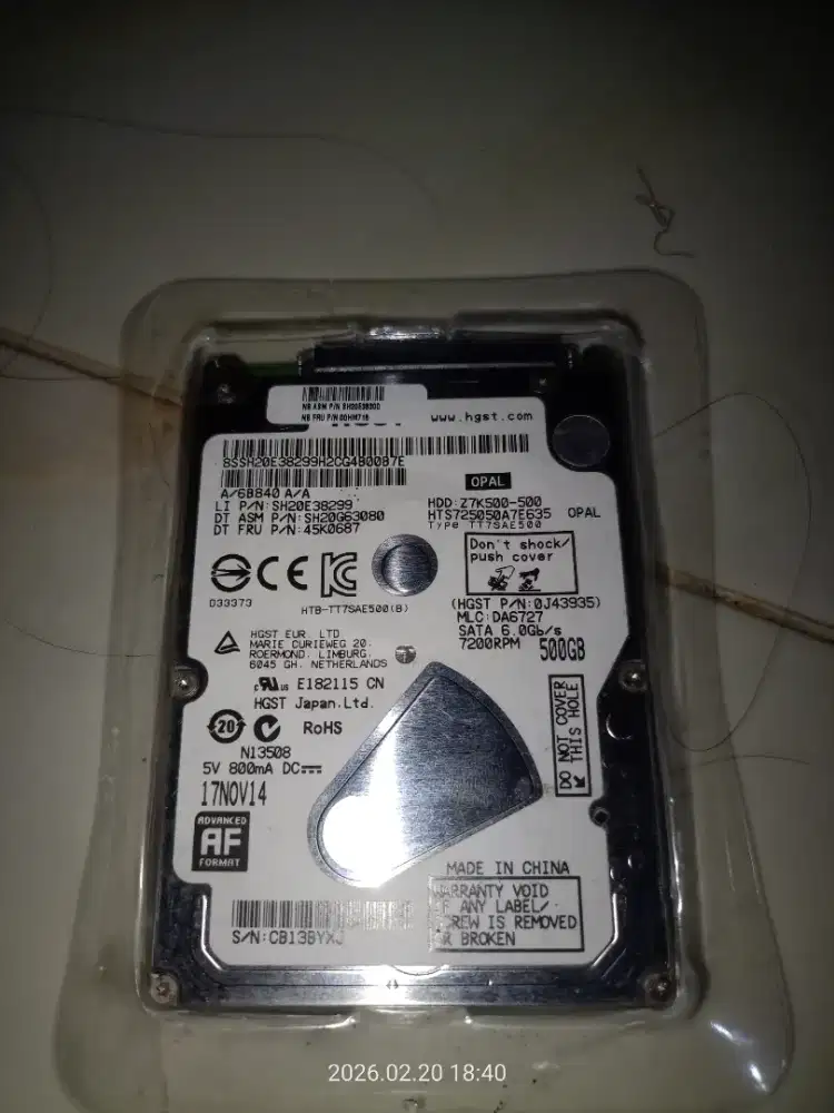 HDD SATA 500GB 7200