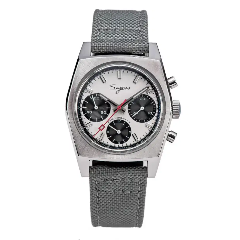 Jam sugess s419 chronograph homage zenith el primero revival panda