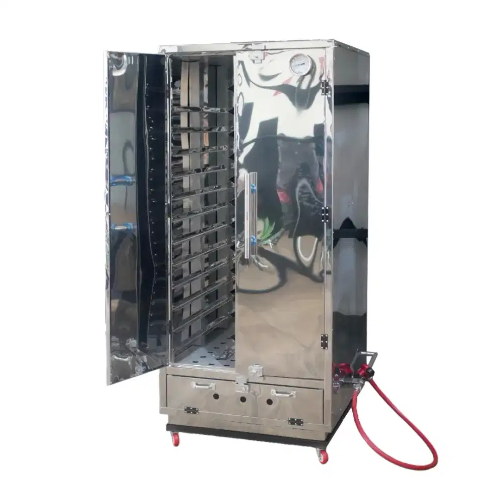 Pengering Ompreng Food Tray Otomatis Kapasitas 72 Tray