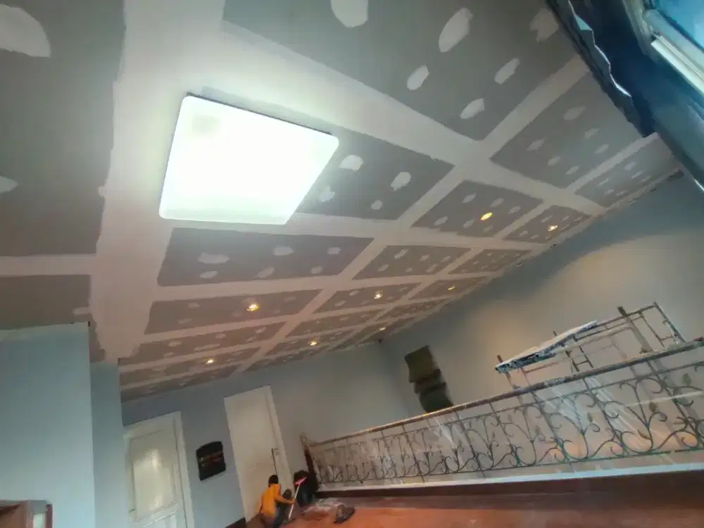 Plafon Gypsum, Pvc, Rangka Atap Bajaringan