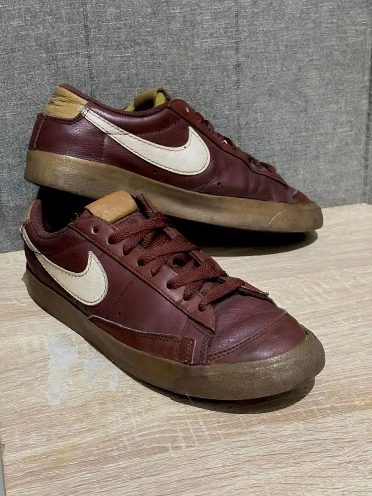 Nike Blazer Low 77 EMB Brown Dark Gum  Second, Original 101%