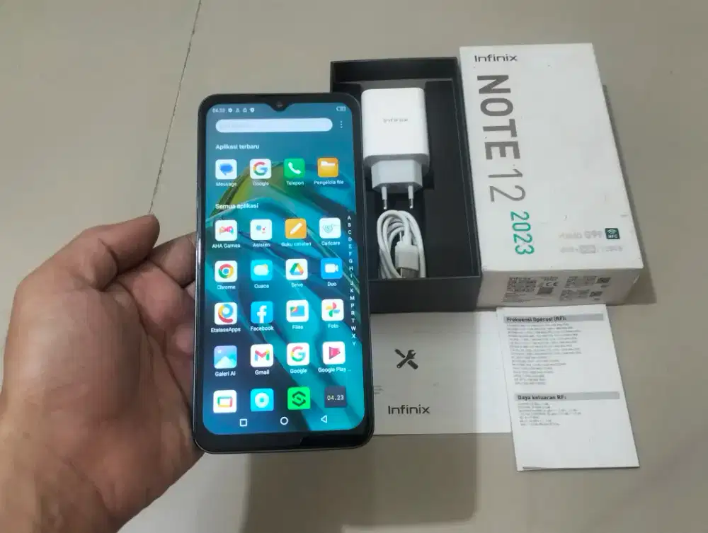 INFINIX NOTE 12 2023 RAM 8GB+5GB/128GB 6.7in 50MP 5000Mah Heli G99 NFC