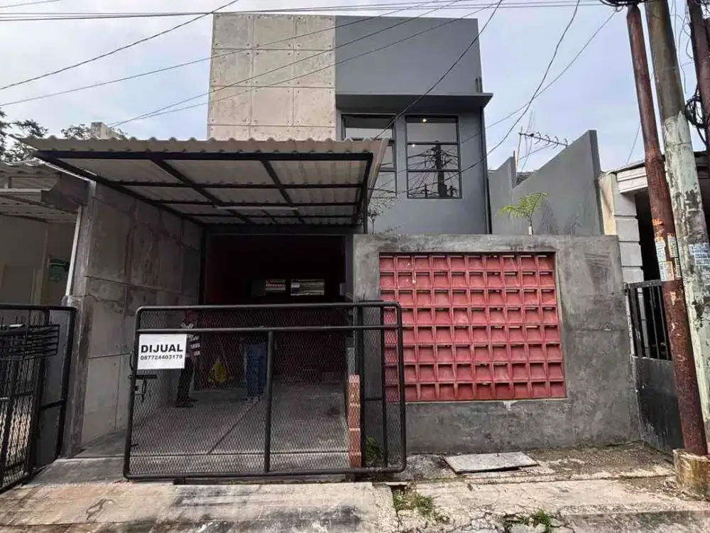 RUMAH KONSEP INDUSTRIAL DI NUSA LOKA BSD