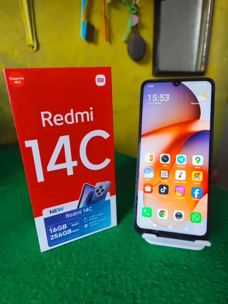 Redmi 14C 8+8/256 MULUS FULLSET ORIGINAL
